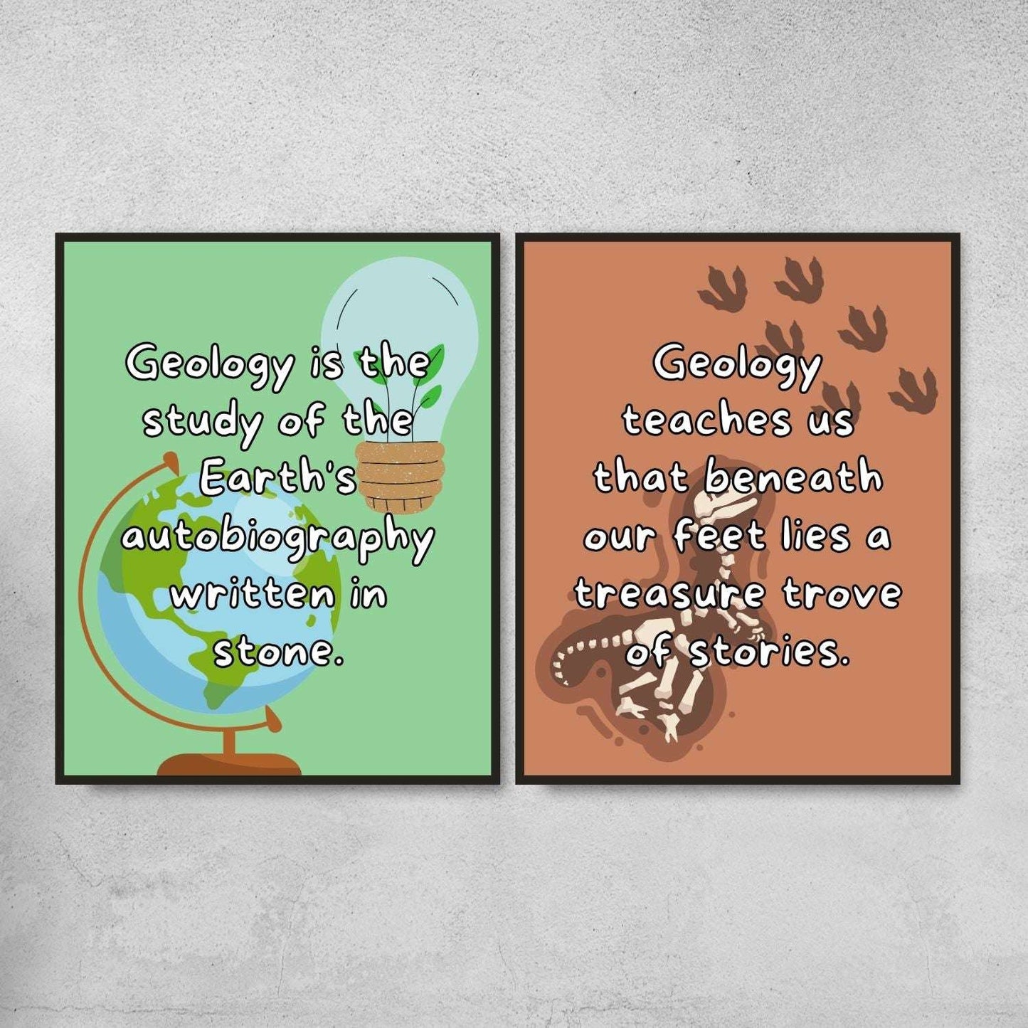 Quotes for Geology classroom decor