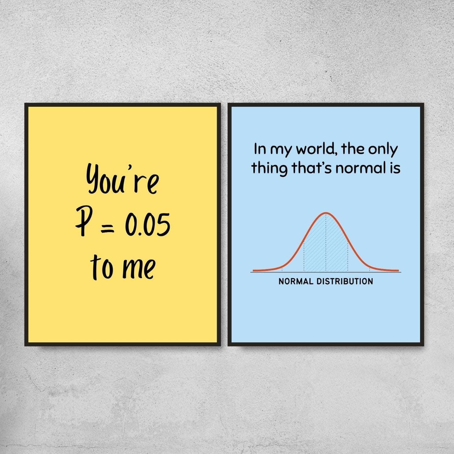 Funny Statistics Posters for Math Classroom Decor