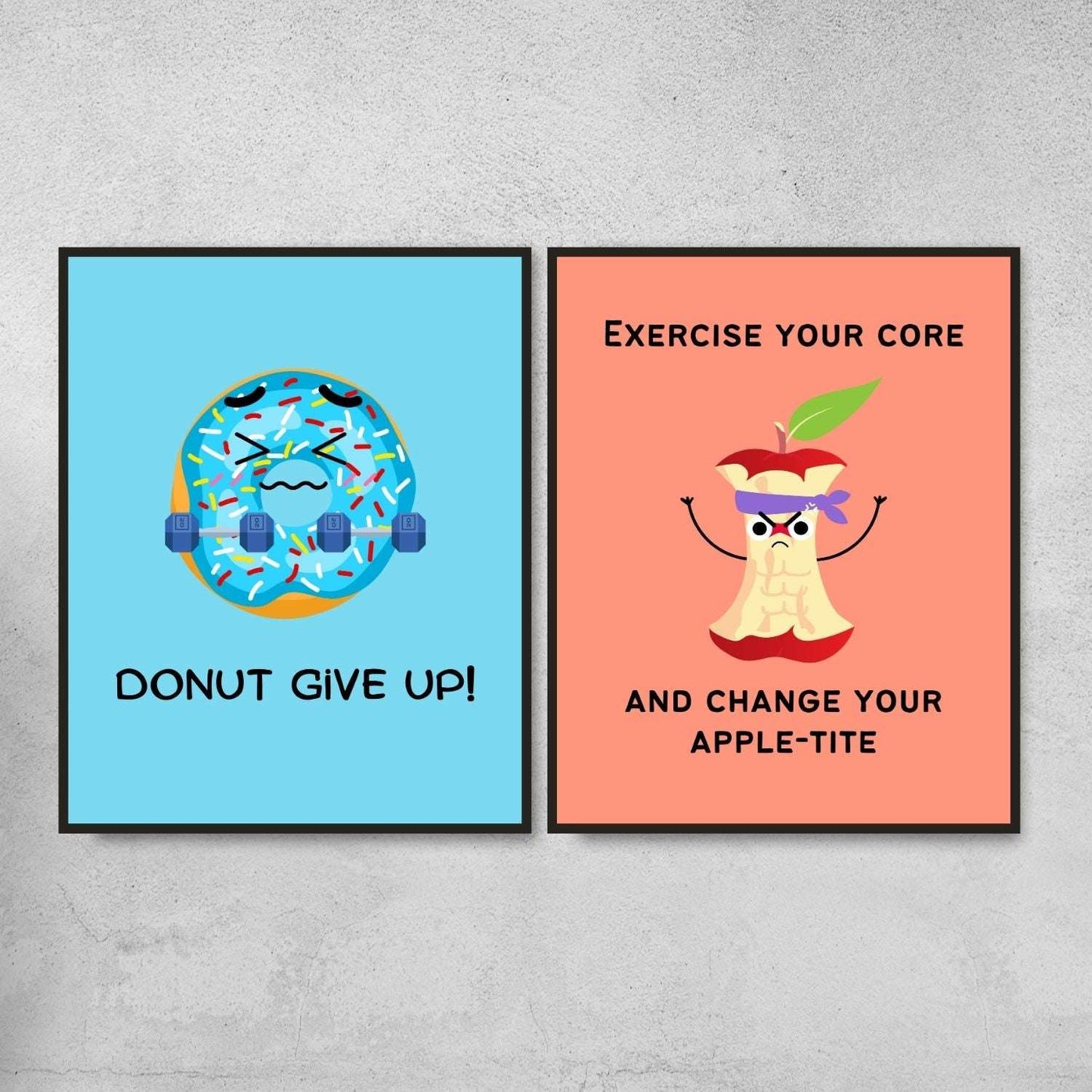 Funny Posters for PE Classroom Decor