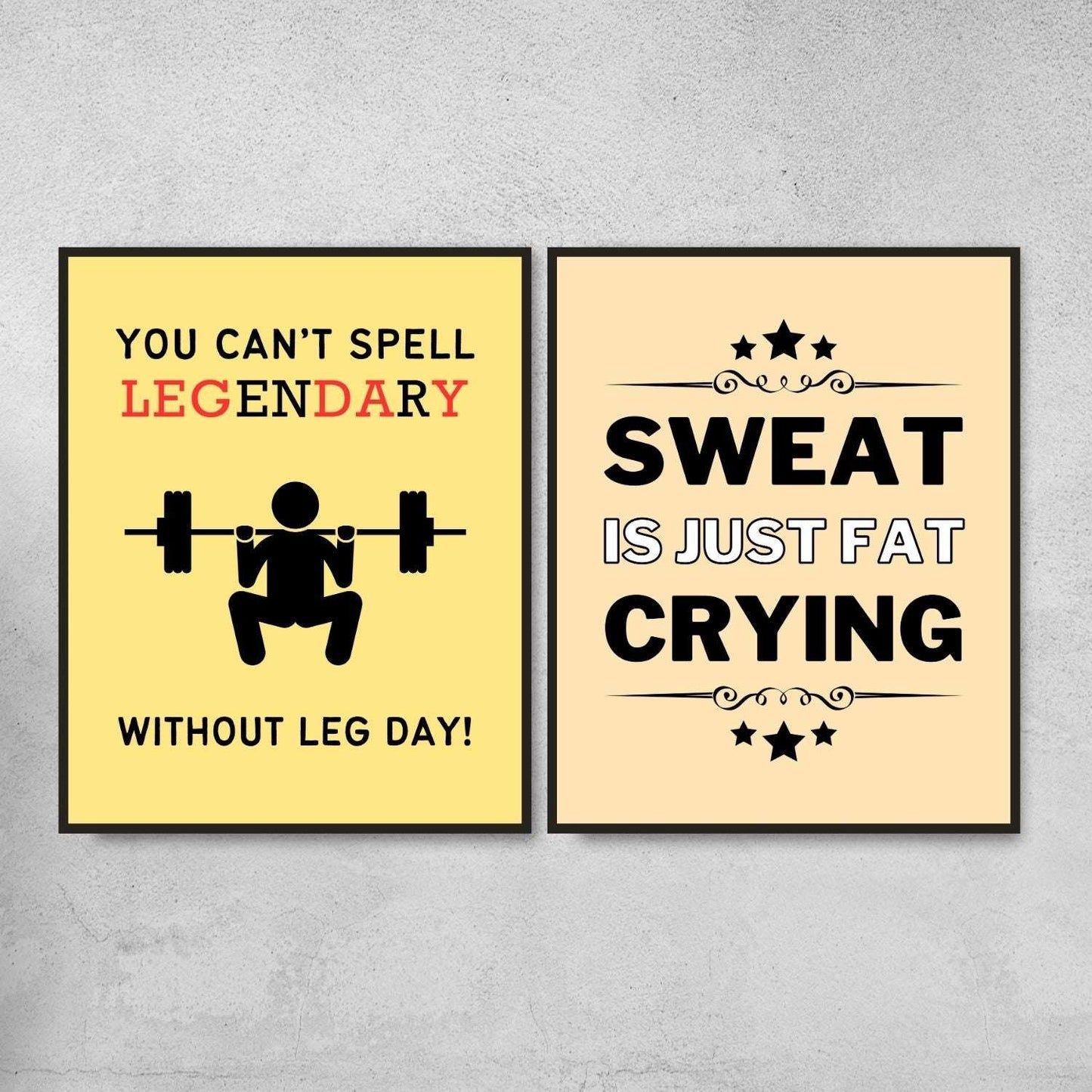 Funny Posters for PE Classroom Decor