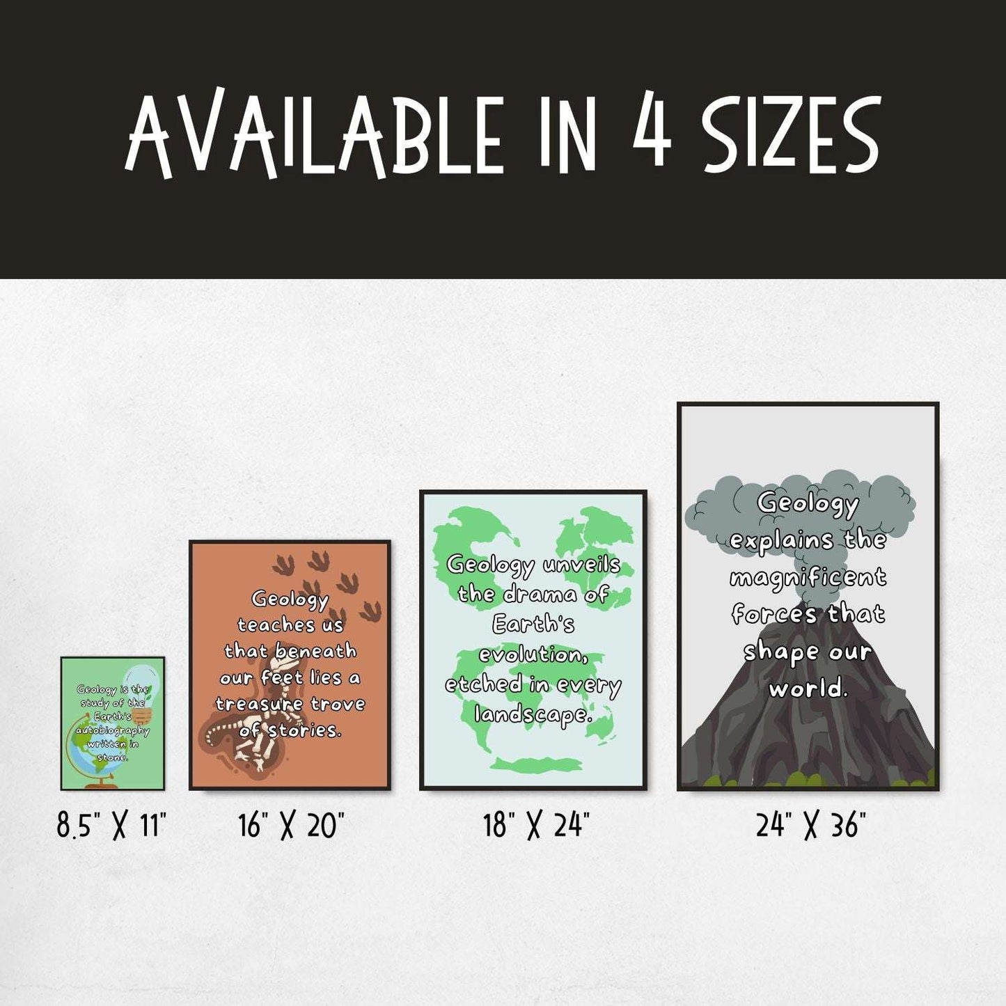 Quotes for Geology classroom decor