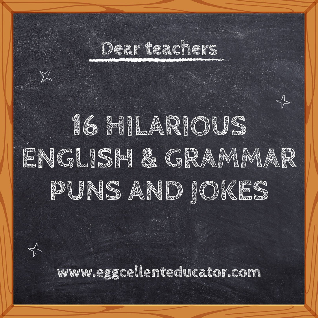 Funny english, grammar, and literature puns and jokes