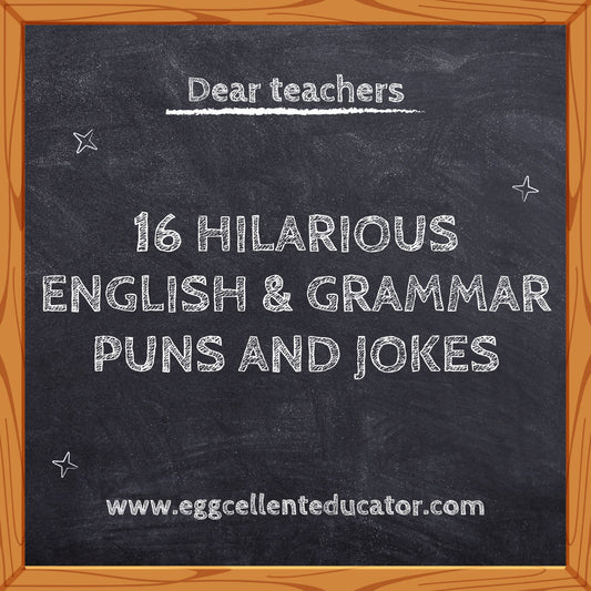 Funny english, grammar, and literature puns and jokes