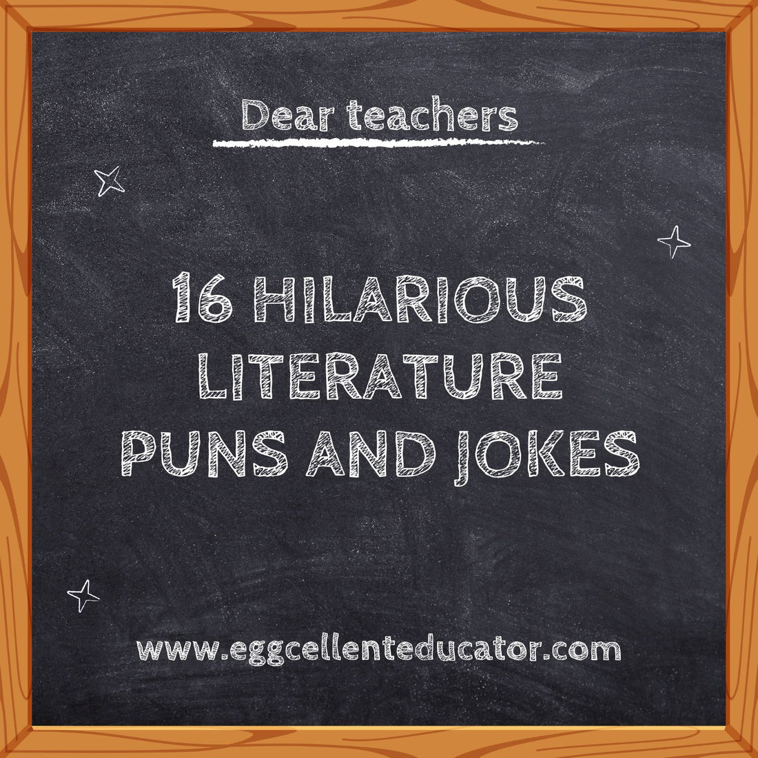 Funny Literature Jokes and Puns for Teachers and Students