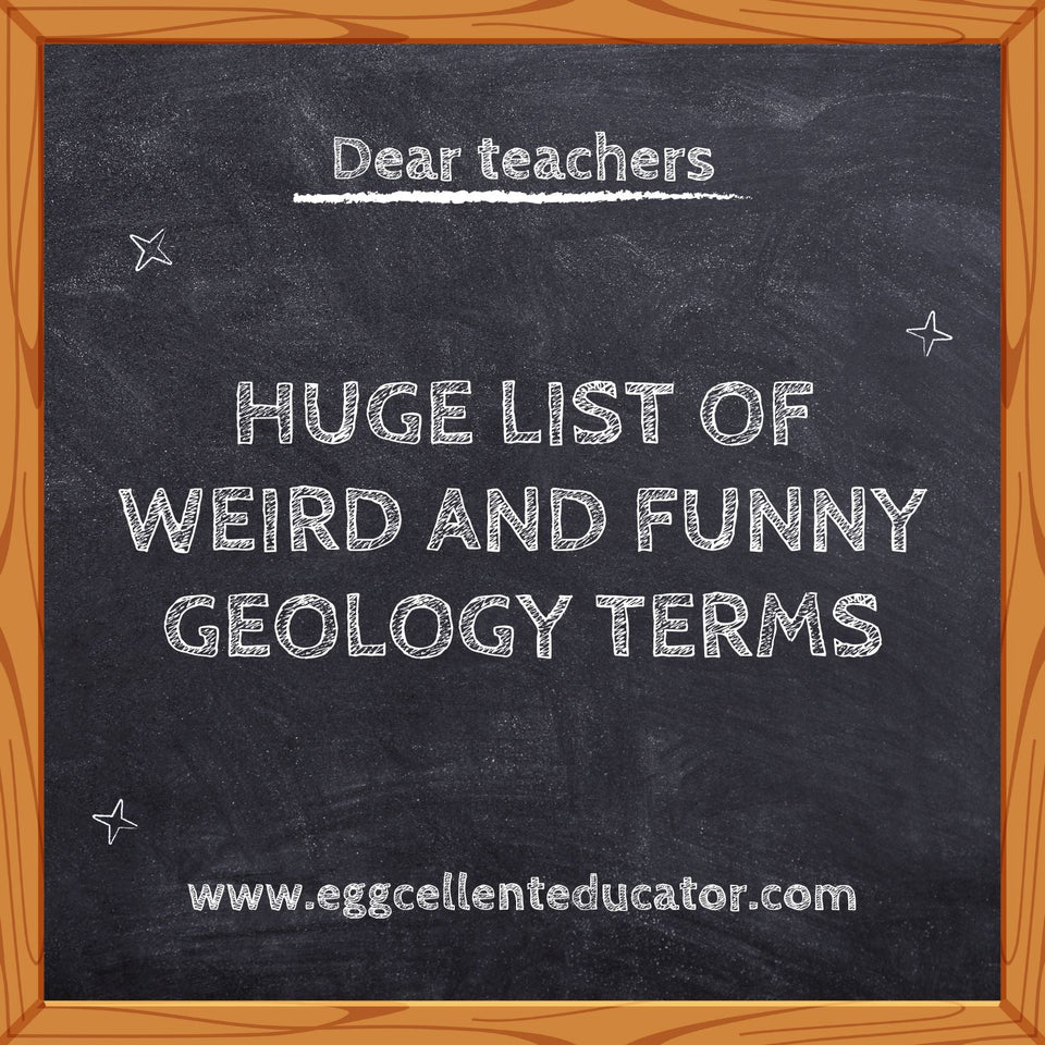 Weird and Funny Geology Terms - Huge List of Terminology