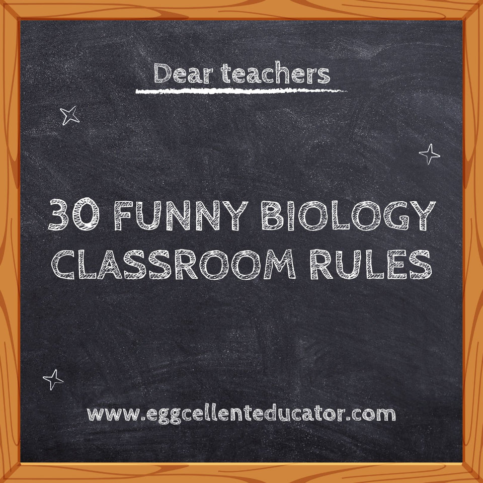 30 Funny Biology Classroom Rules to Keep Students Engaged