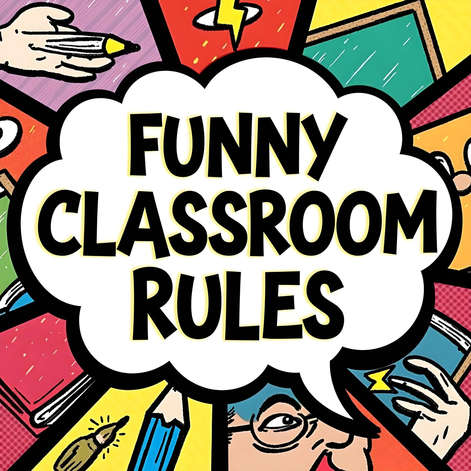 Funny Rules for Classroom Decor