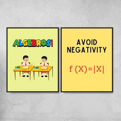 Funny Algebra Posters for Math Classroom Decor