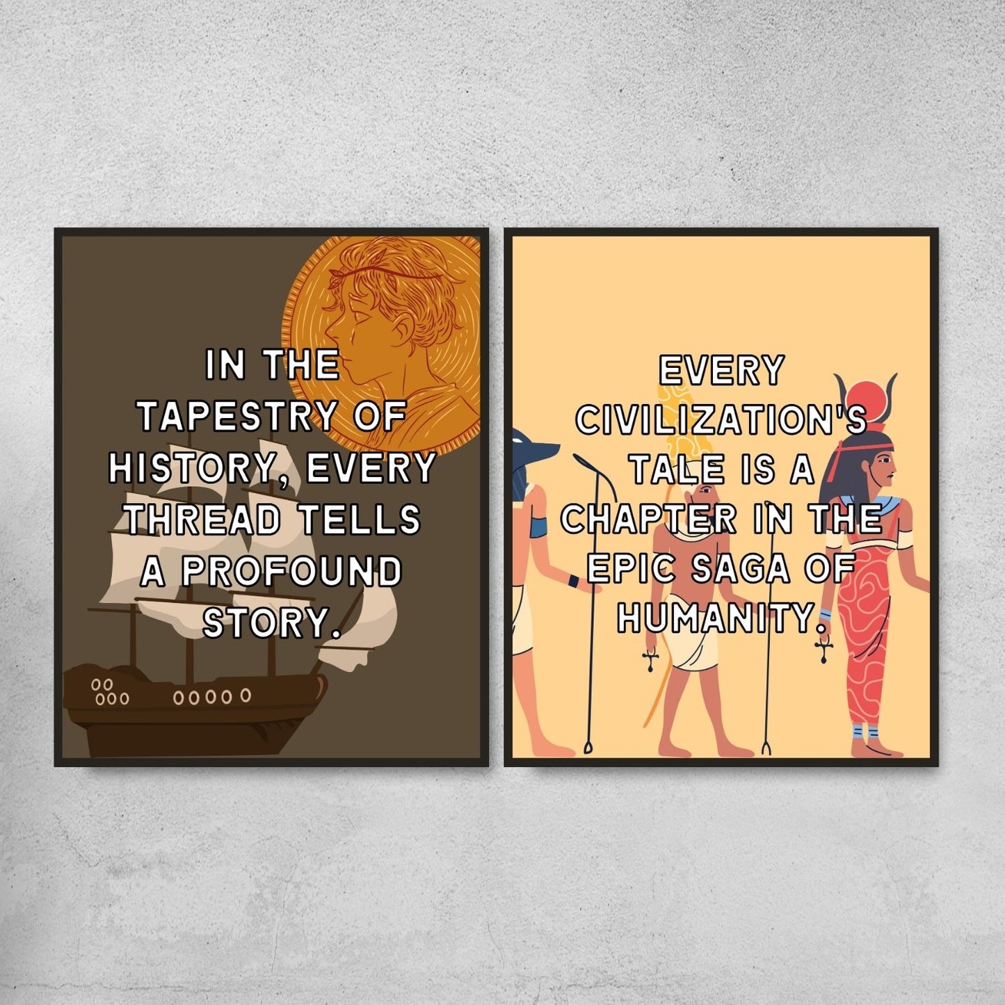 Quotes for History classroom decor