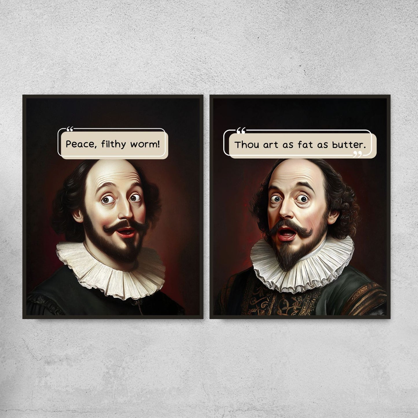 Shakespeare Insults Posters for English Classroom Decor