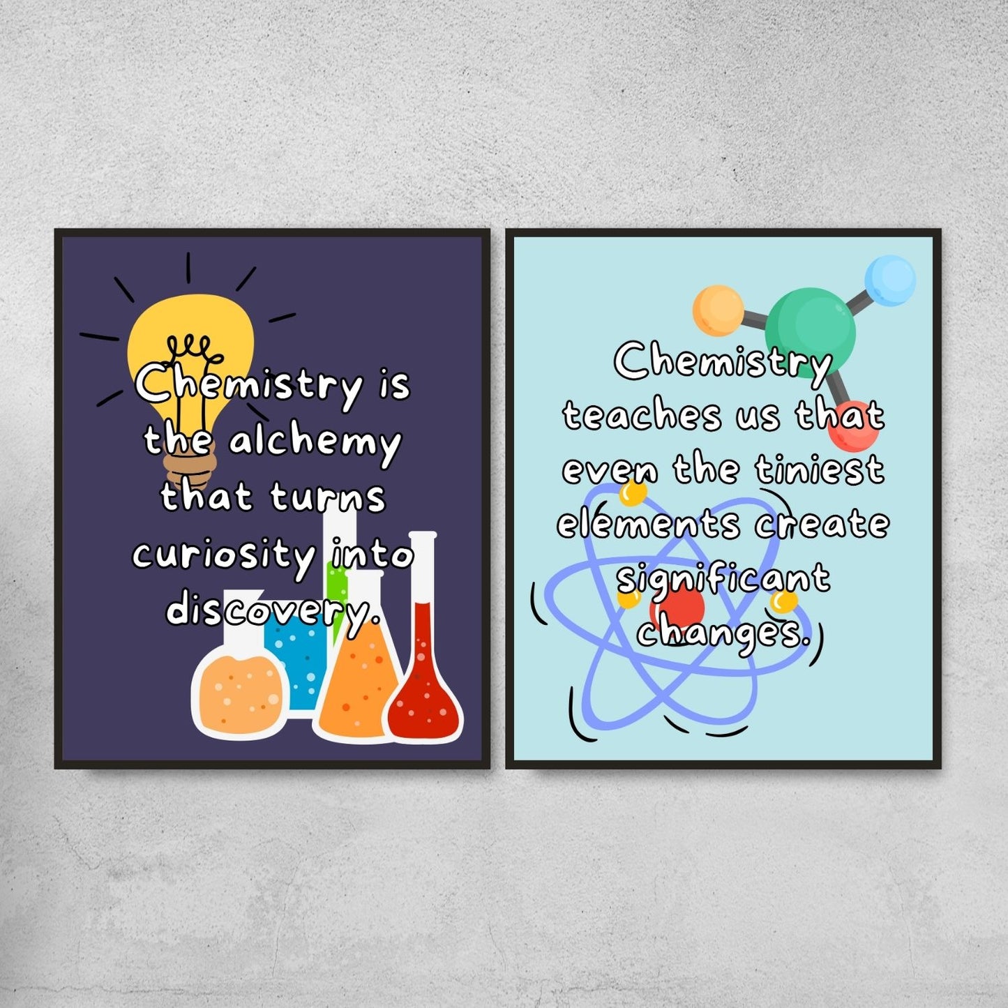 Quotes for chemistry classroom decorations - Vol.1