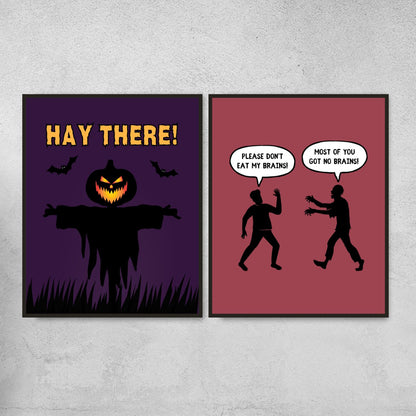 Funny Halloween Posters for Classroom Decor