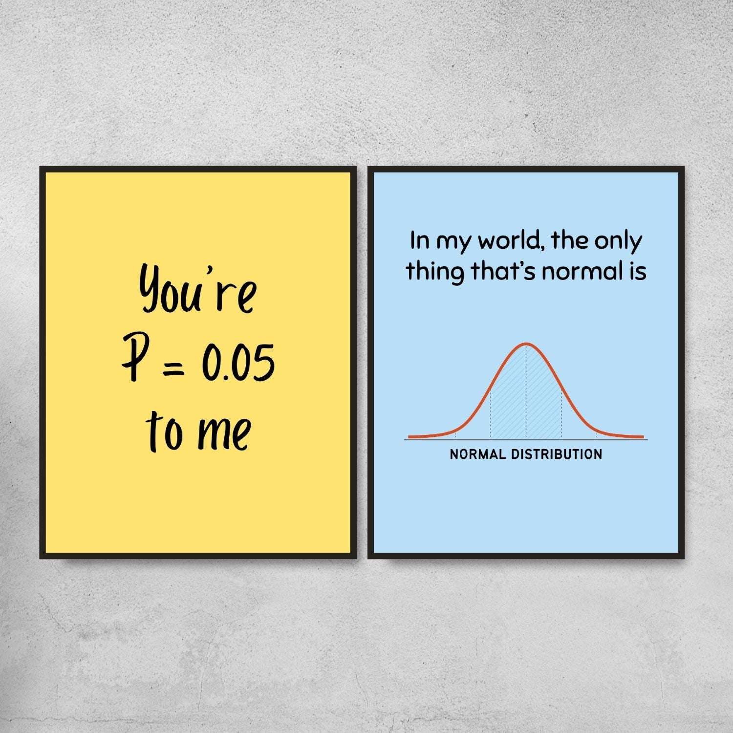 Funny Statistics Posters for Math Classroom Decor