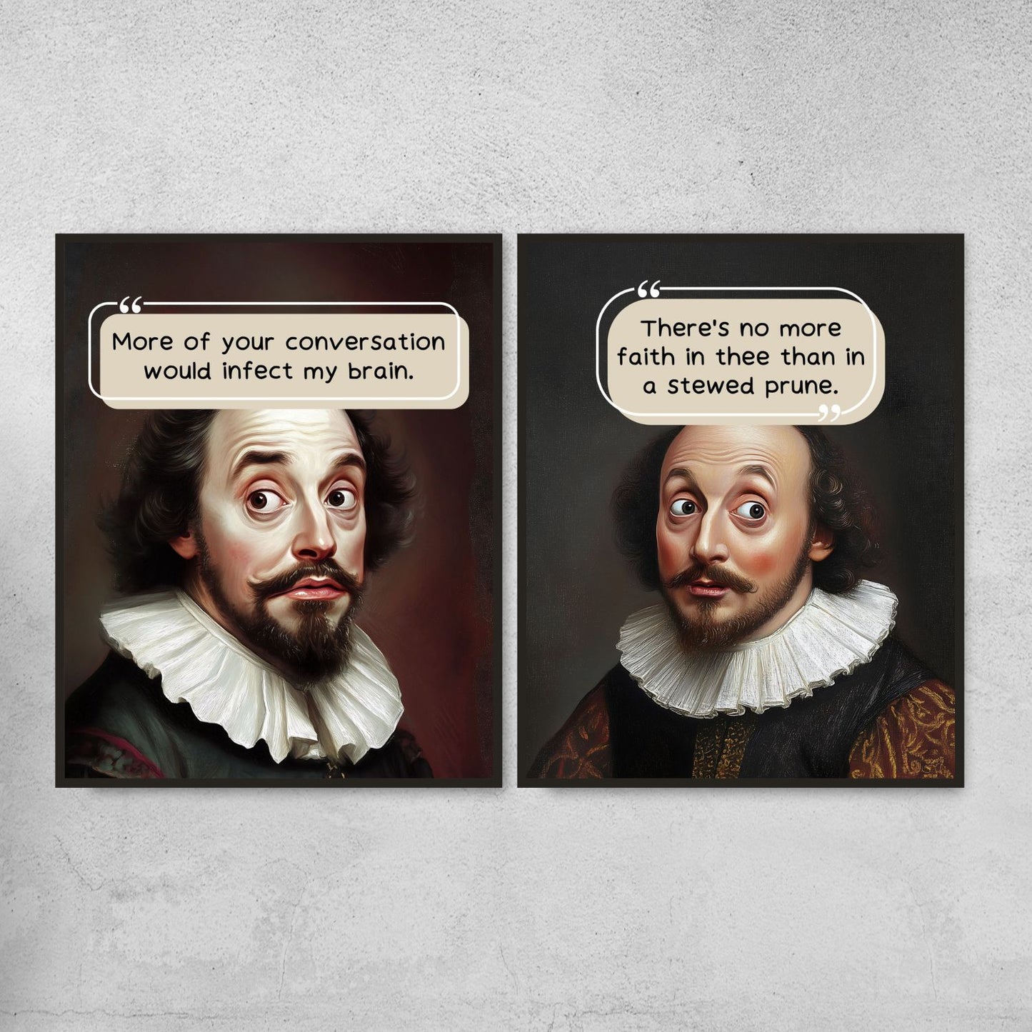 Shakespeare Insults Posters for English Classroom Decor