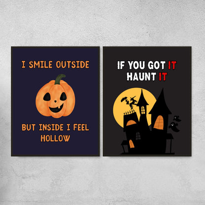 Funny Halloween Posters for Classroom Decor