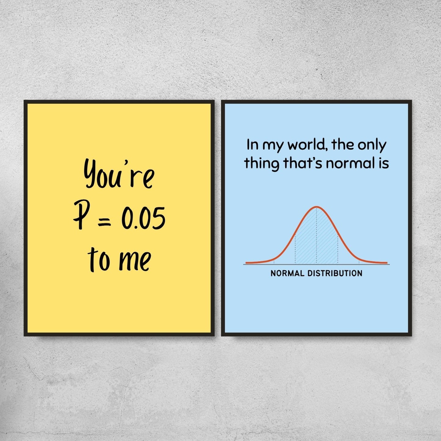 Funny Statistics Posters for Math Classroom Decor