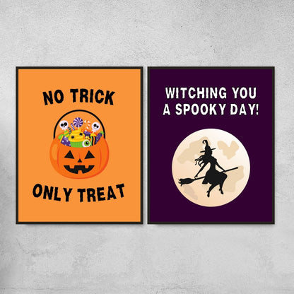 Funny Halloween Posters for Classroom Decor