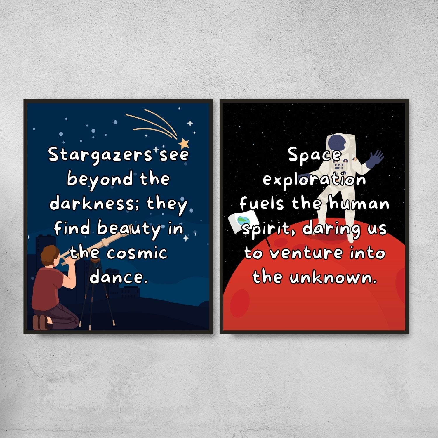 Outer space quotes for science classroom decor - Vol.1