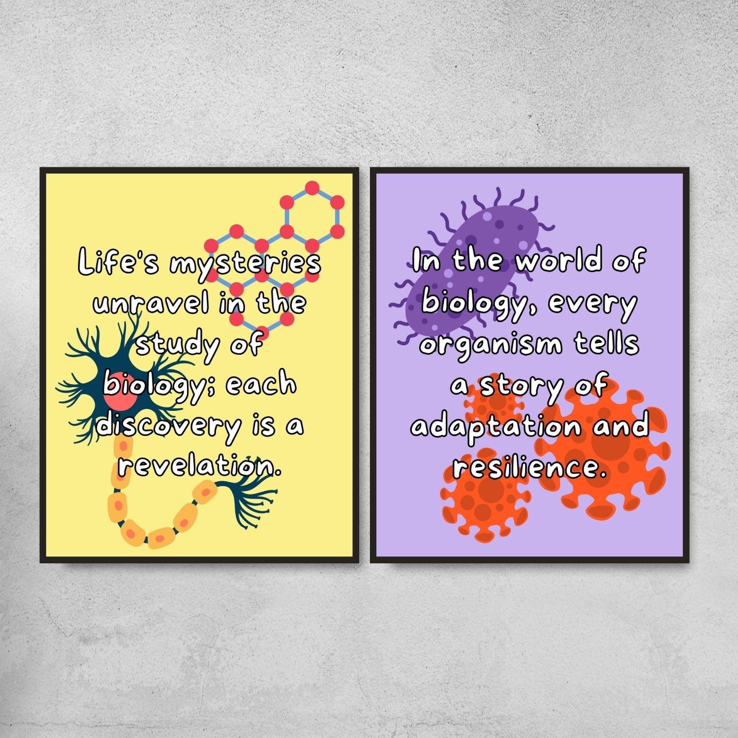 Quotes for Biology Classroom Decor