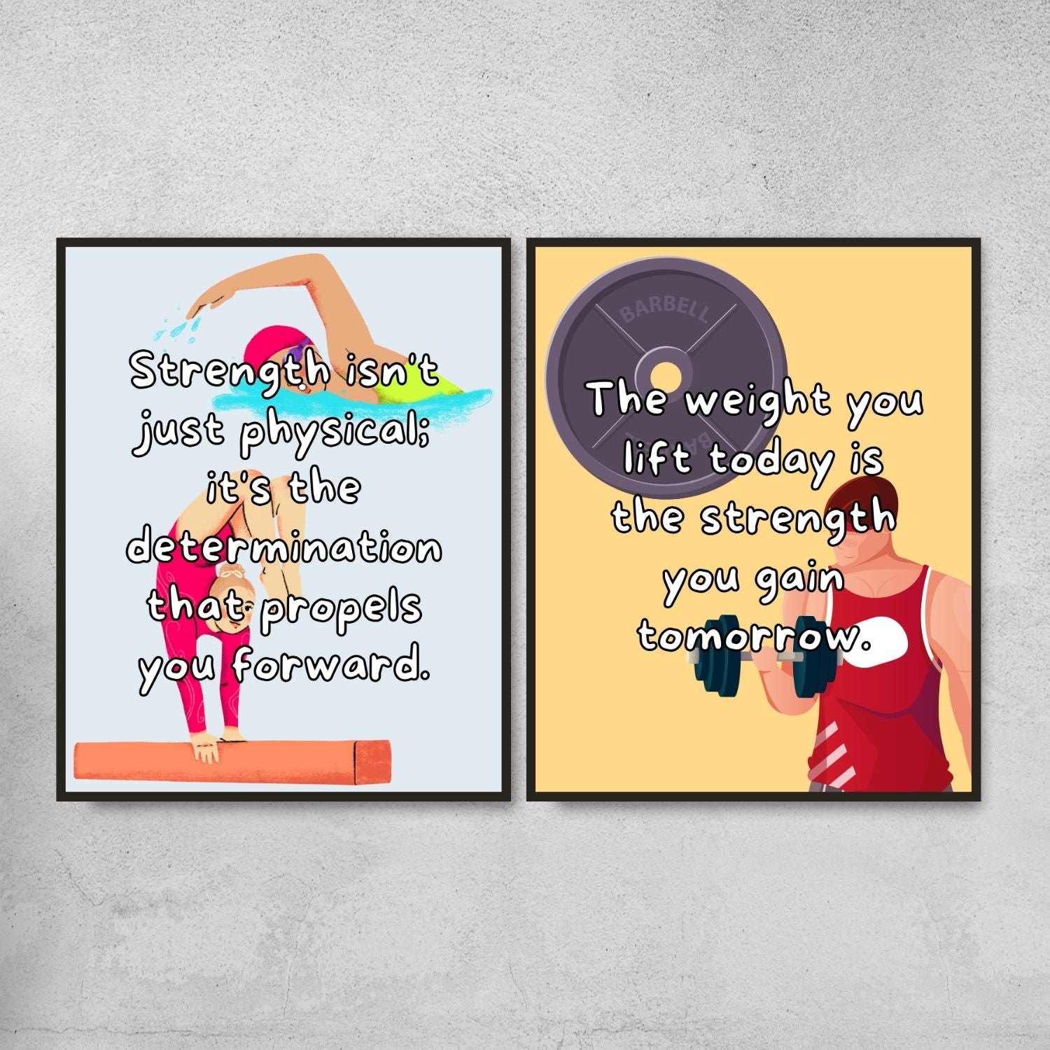 Quotes for Physical Education classroom decoration - Vol.1