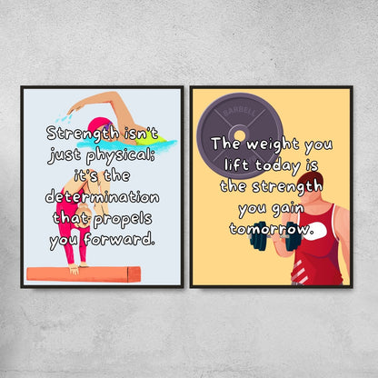 Quotes for Physical Education classroom decoration - Vol.1