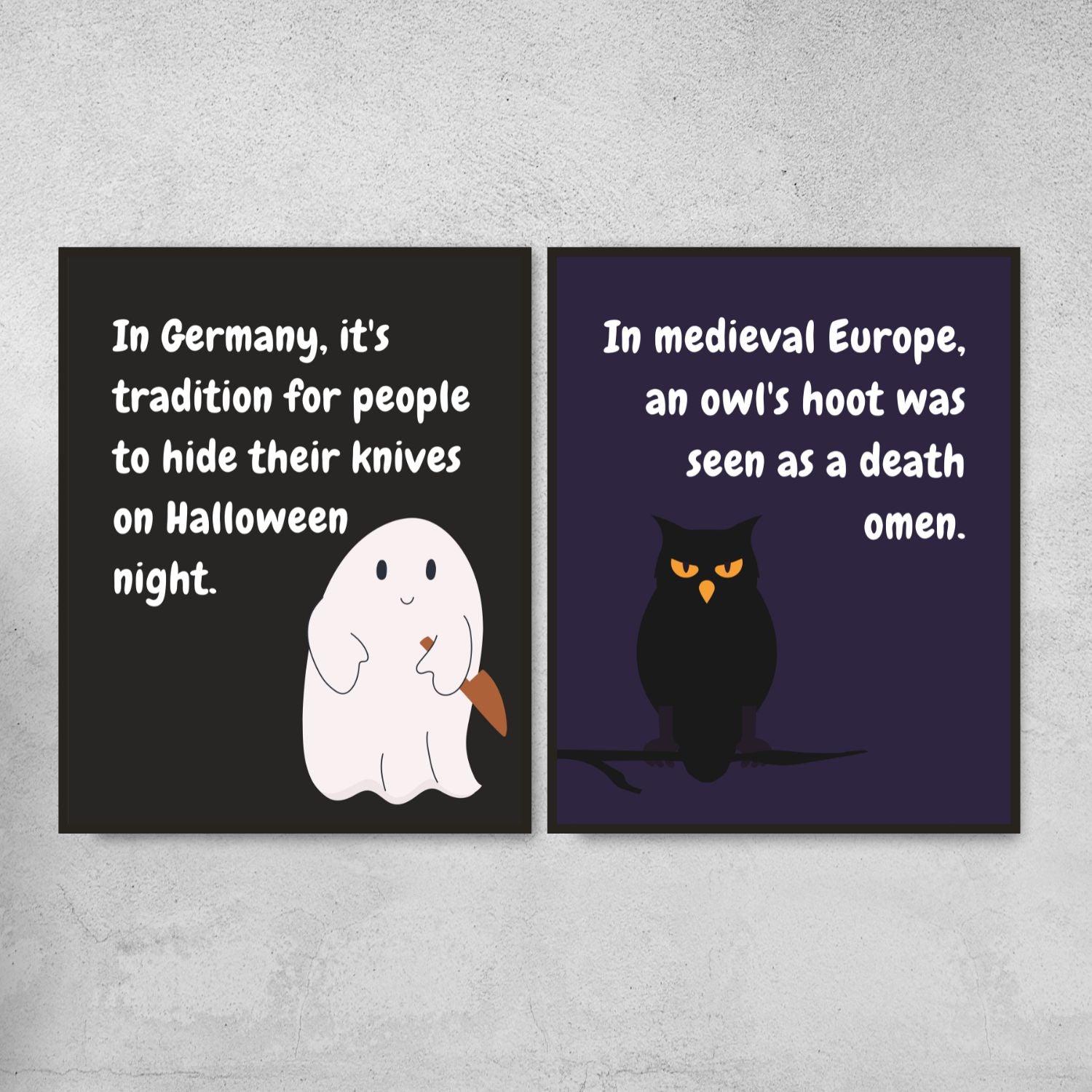 Halloween Fun Facts Posters for Classroom Decor