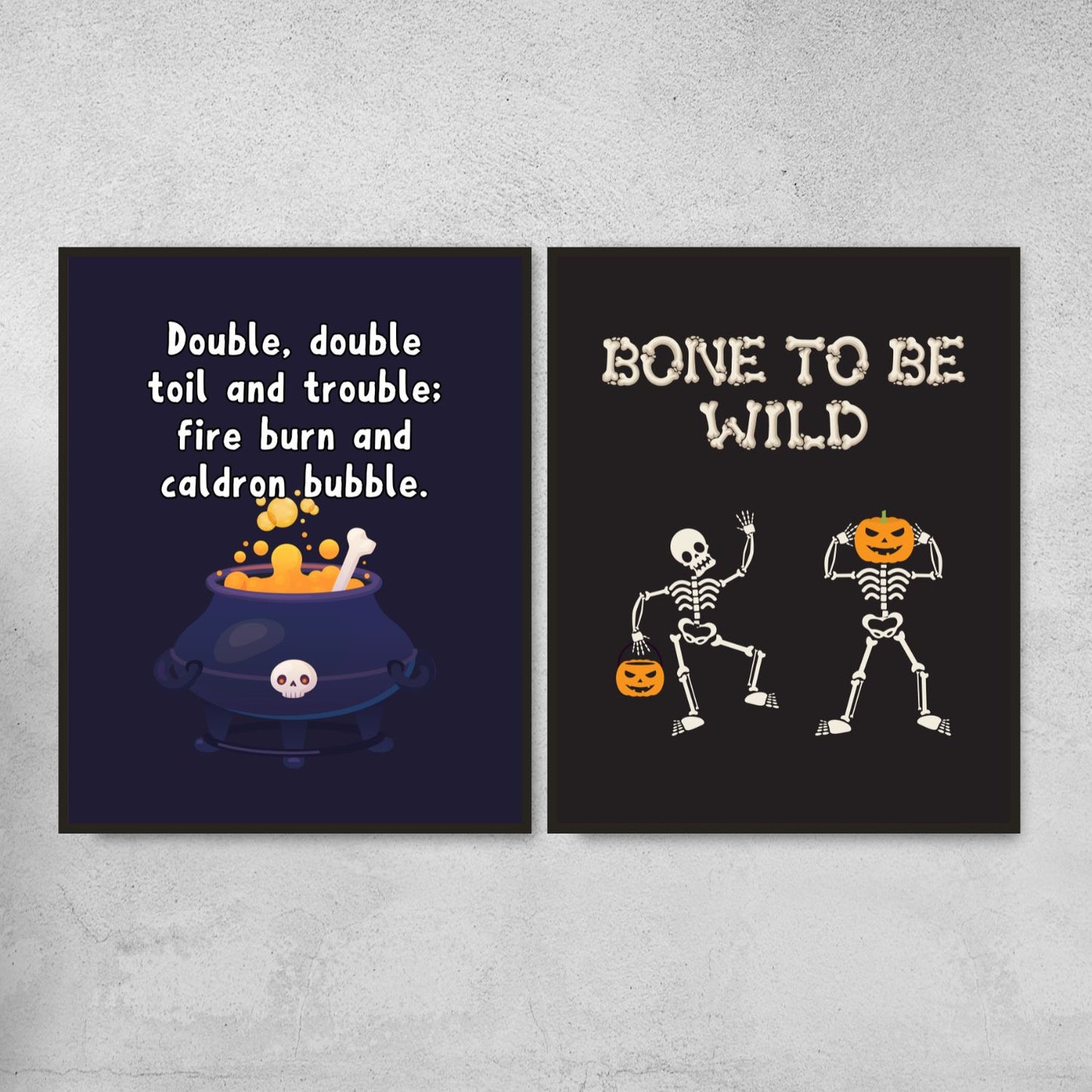 Funny Halloween Posters for Classroom Decor