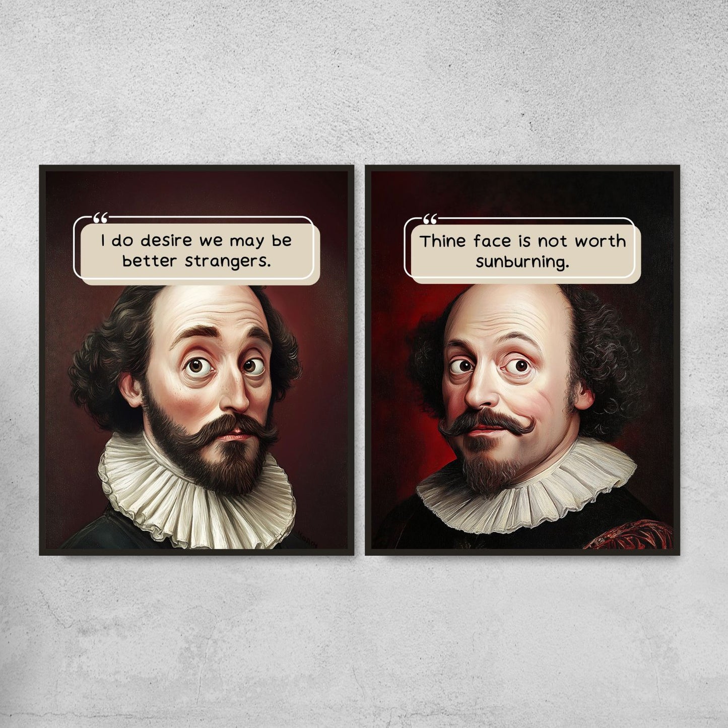 Shakespeare Insults Posters for English Classroom Decor