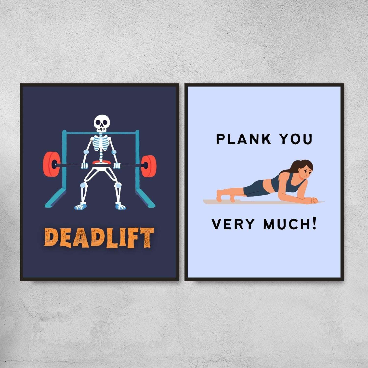 Funny Posters for PE Classroom Decor