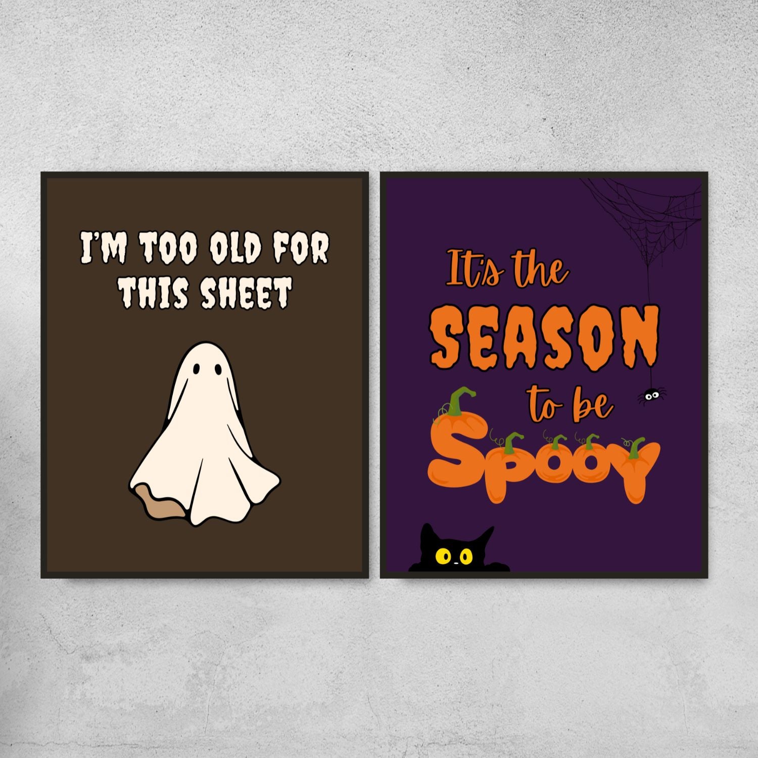 Funny Halloween Posters for Classroom Decor