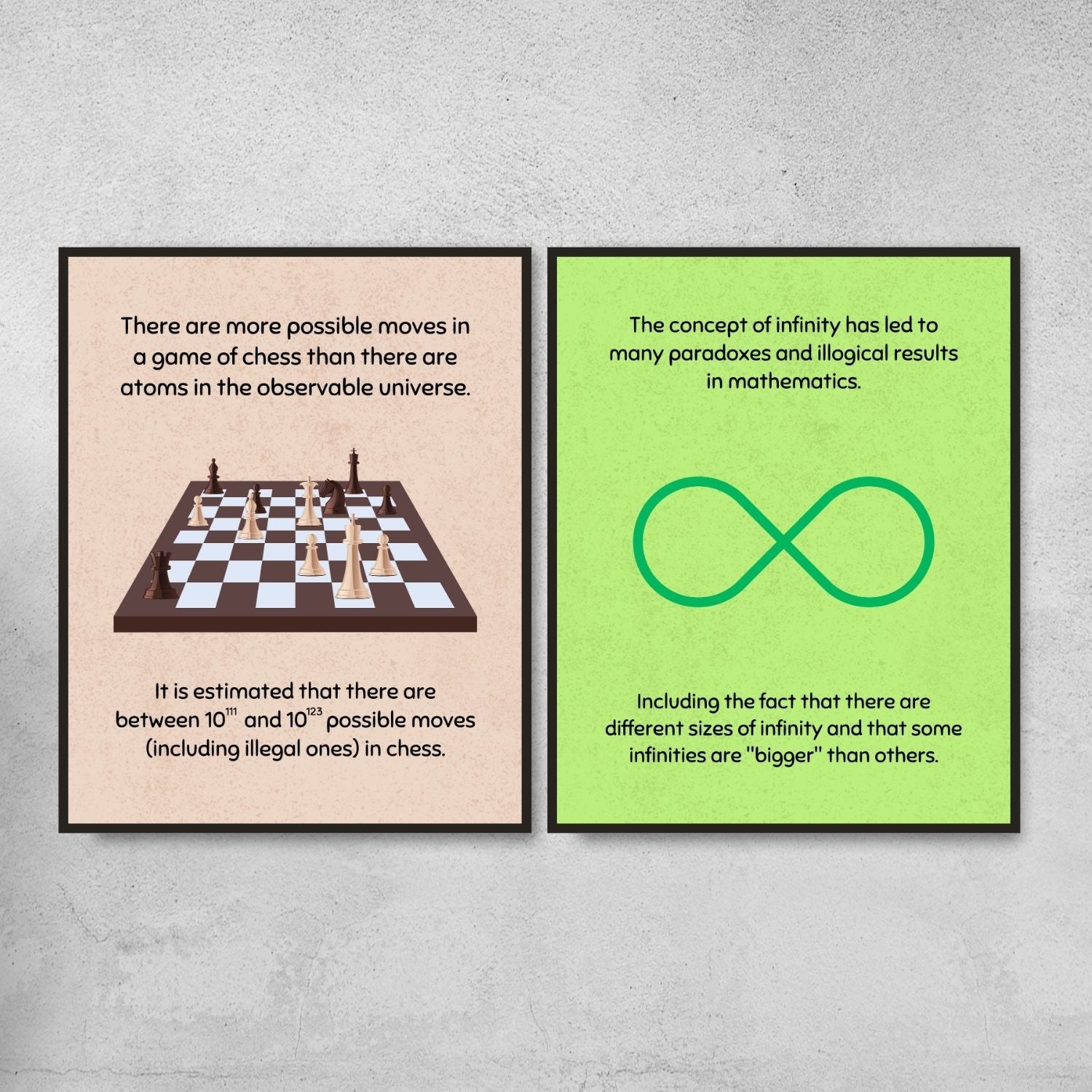 Math fun facts posters for math classroom decor