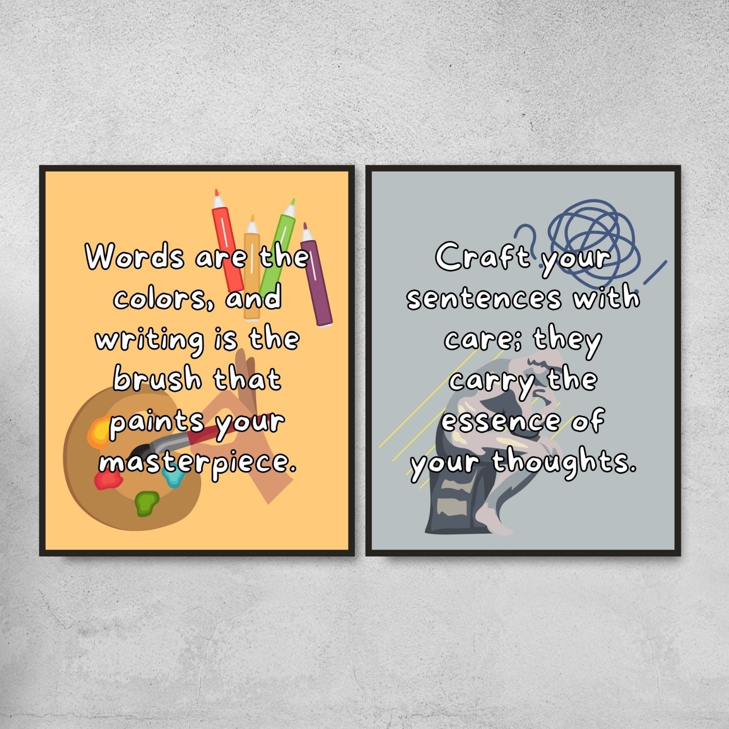 Quotes for English classroom decor