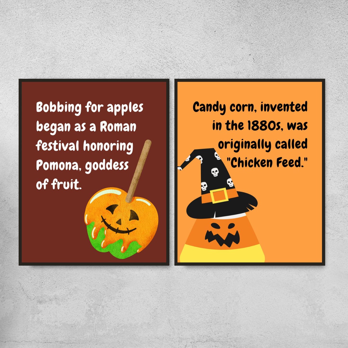 Halloween Fun Facts Posters for Classroom Decor