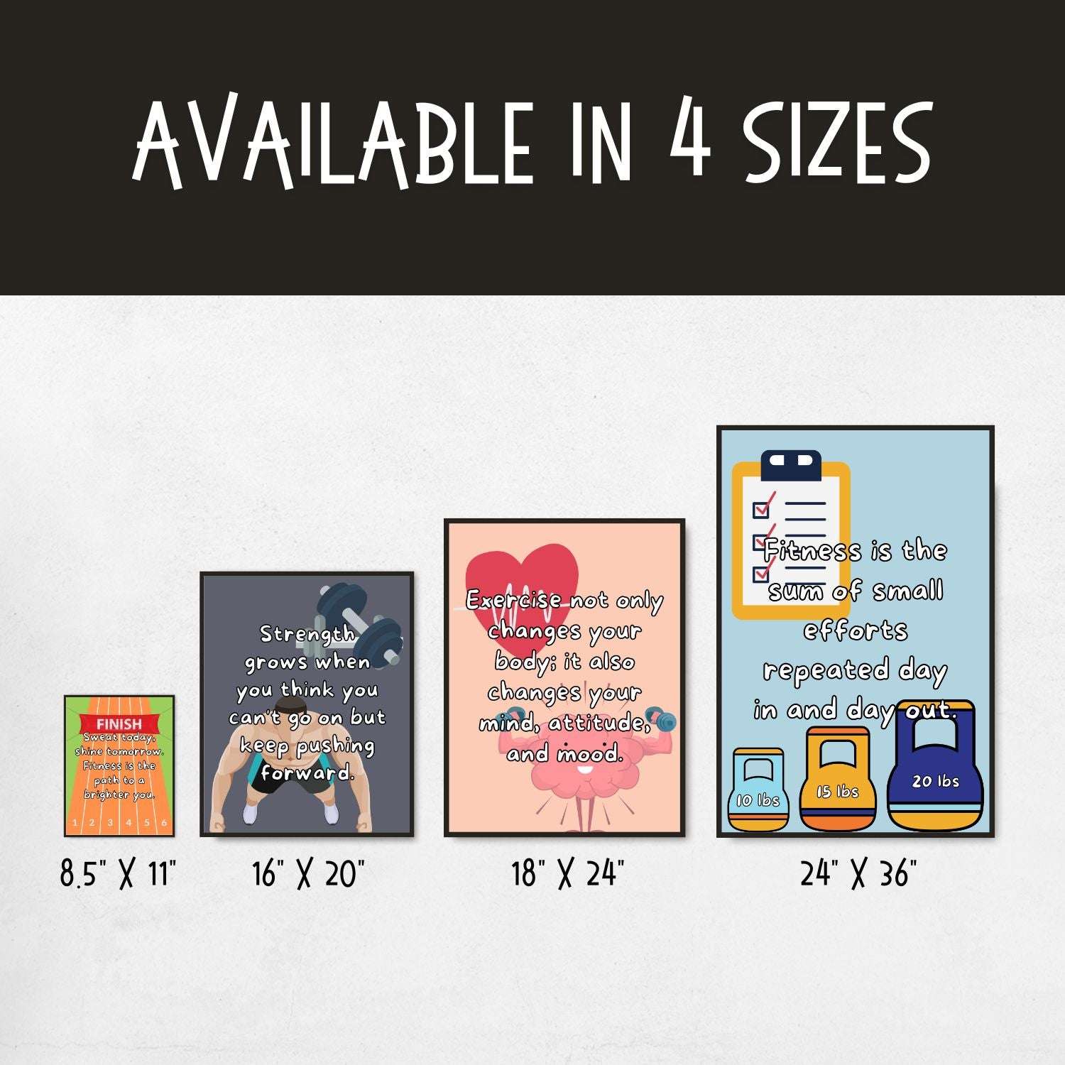 Quotes for PE Classroom Decor