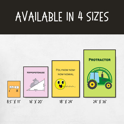 Funny Posters for Math Classroom Decor