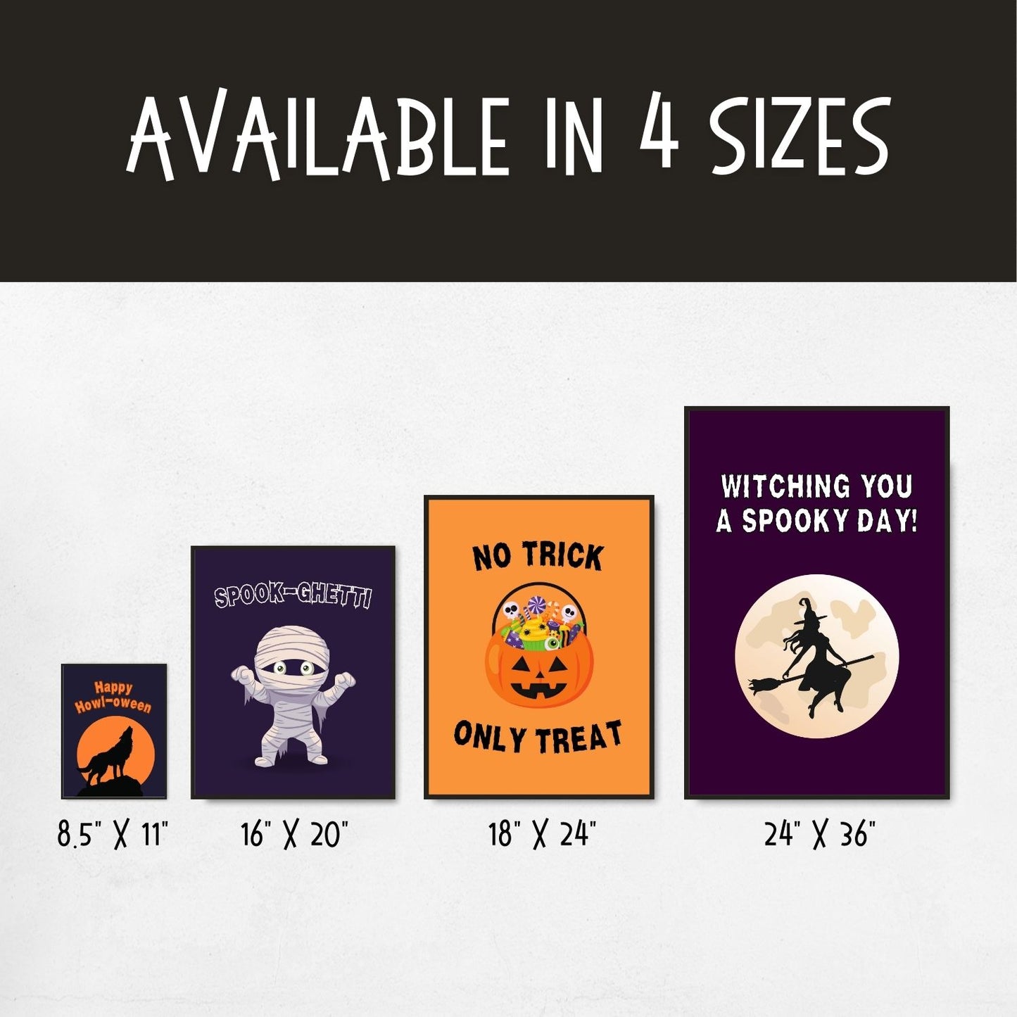 Funny Halloween Posters for Classroom Decor