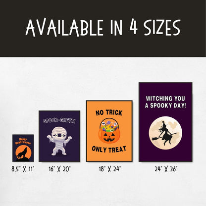 Funny Halloween Posters for Classroom Decor