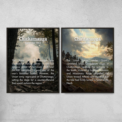 American Civil War Timeline Posters for History Classroom Decor