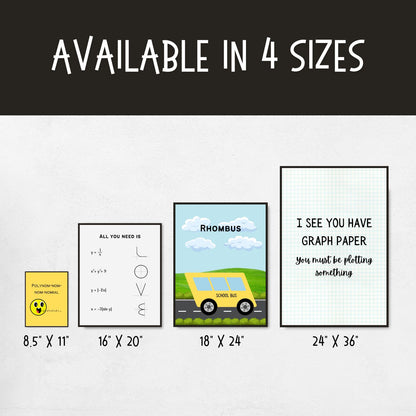 Bundle of Funny Posters for Math Classroom Decor