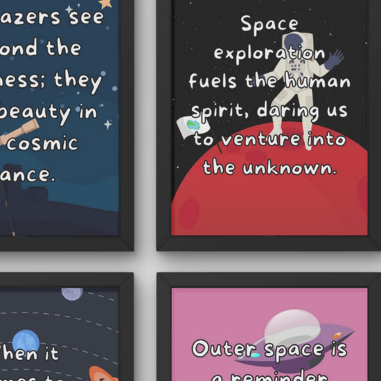 Outer Space Quotes for Science Classroom Decor