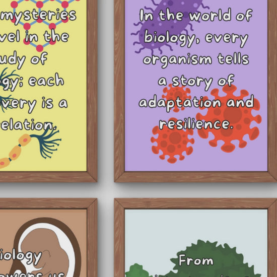 Quotes for Biology Classroom Deco