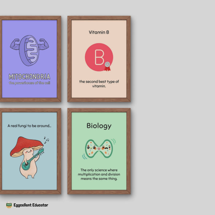 Funny Posters for Biology Classroom Decor