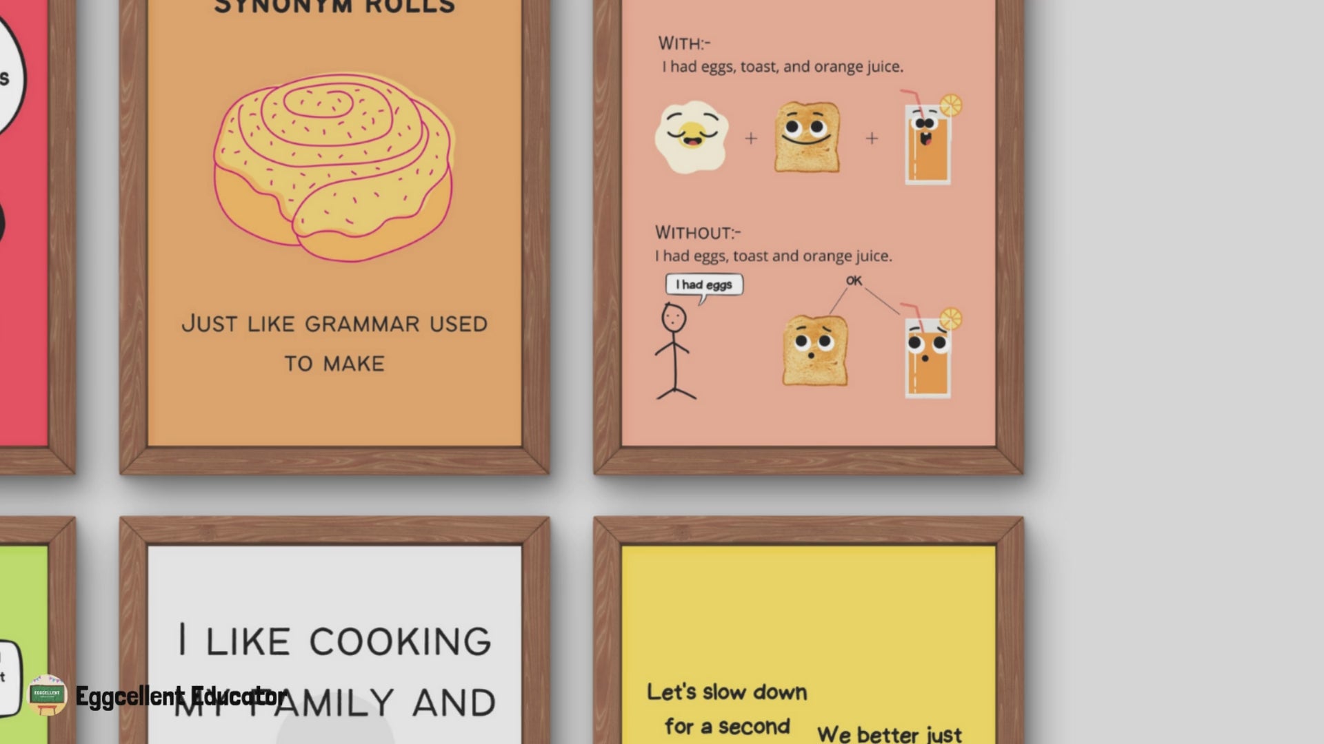 Funny Posters for English Classroom Decor