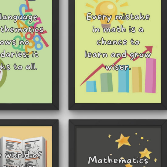 Quotes for Math Classroom Decor