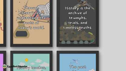 Quotes for History Classroom Decor