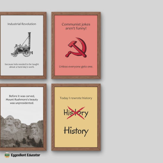 Funny Posters for History Classroom Decor