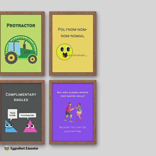 Funny Posters for Math Classroom Decor