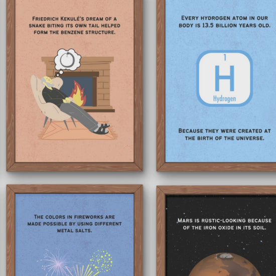 Fun Facts Posters for Chemistry Classroom Decor