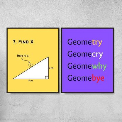 Funny Posters for Math Classroom Decor