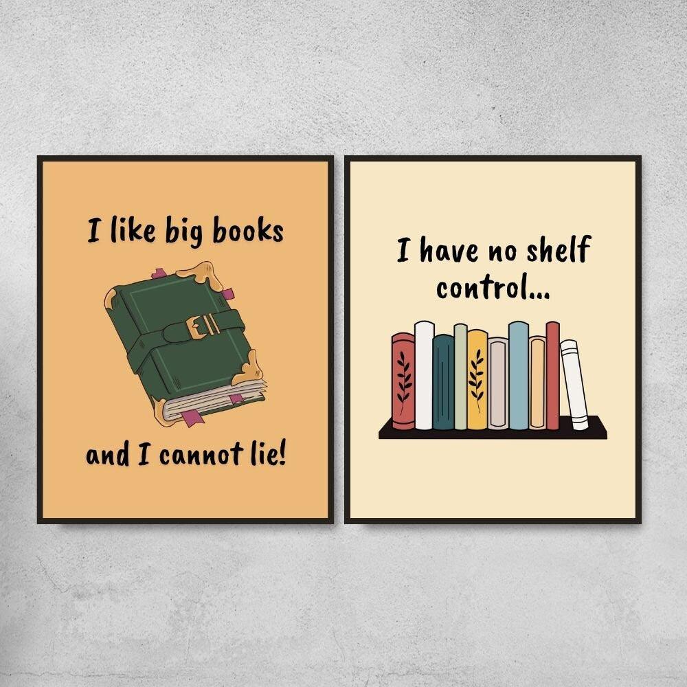 set of 8 funny literary arts printable posters, book lover wall art, english classroom posters, funny library posters, funny teacher gift - Eggcellent Educator